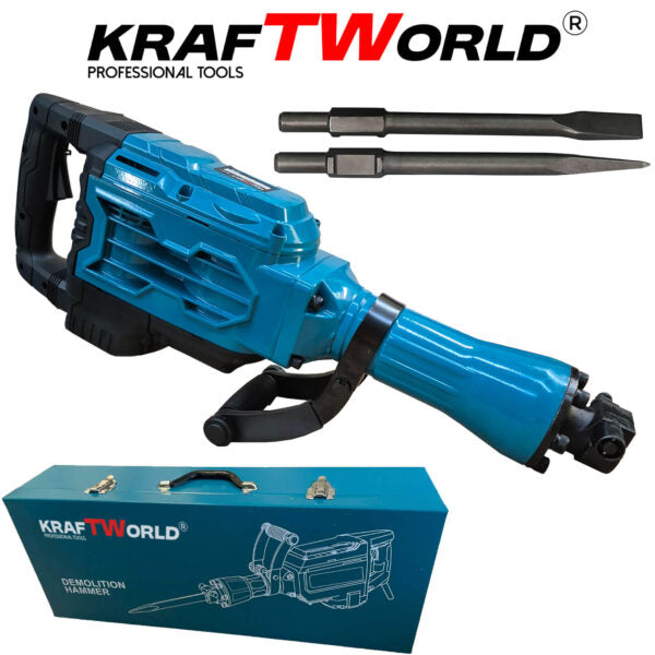 KraftWorld Къртач 2500W с Метален Куфар – Максимална Мощност за Тежки Проекти