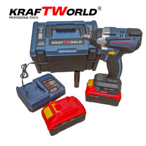 Акумулаторен Ударен Комбиниран Гайковерт-Винтоверт Kraftworld с 2 Батерии