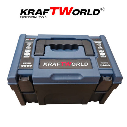 Акумулаторен Ударен Комбиниран Гайковерт-Винтоверт Kraftworld с 2 Батерии