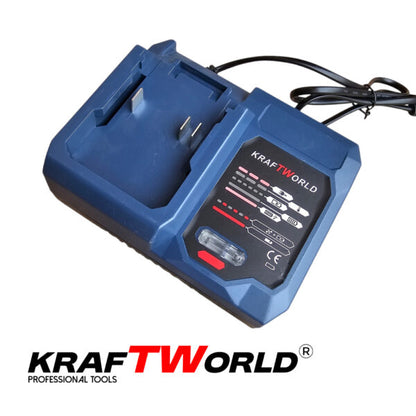 Акумулаторен Ударен Комбиниран Гайковерт-Винтоверт Kraftworld с 2 Батерии