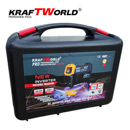 Професионален Инверторен Електрожен с Дисплей и Куфар