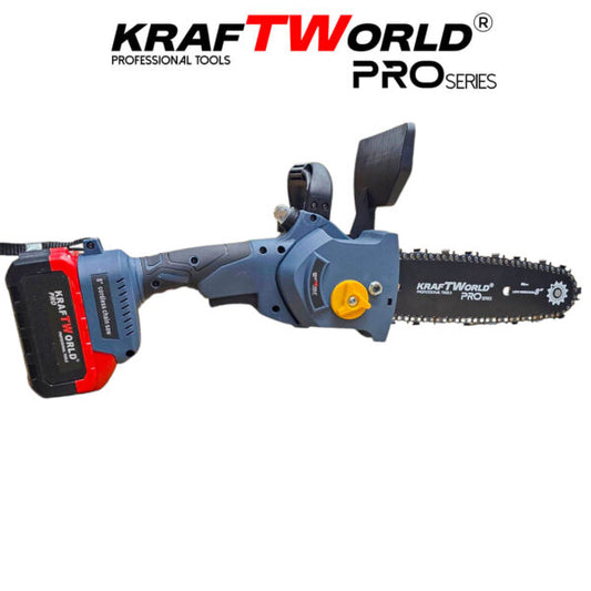 Акумулаторна Резачка KraftWorld 8″ с Автоматично Омасляване и Безчетков Мотор