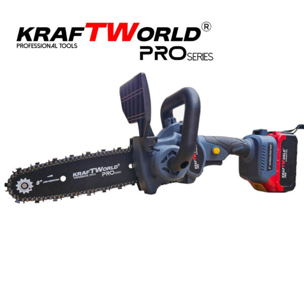 Акумулаторна Резачка KraftWorld  8″ с Автоматично Омасляване и Безчетков Мотор