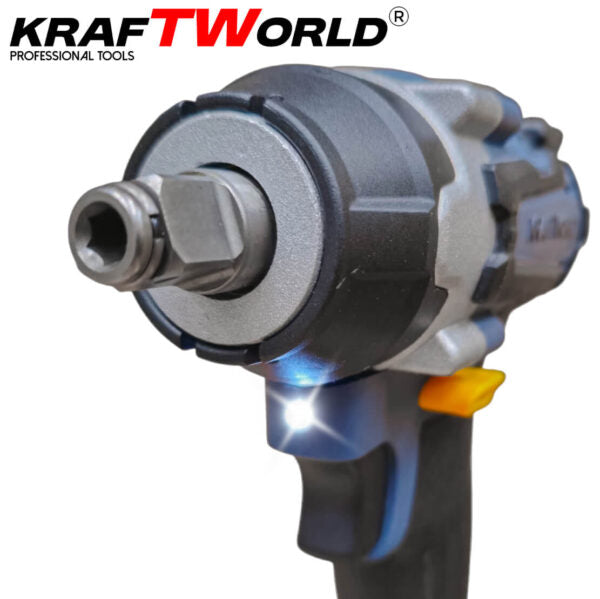 KraftWorld Акумулаторен Ударен Гайковерт 24V 4Ah – 850Nm + Куфар и 35 Части!