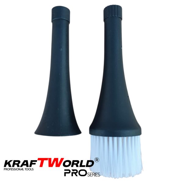 Професионален пневматичен пистолет KraftWorld KW-2455 авто детайлинг, кожа и текстил, 6-9 bar