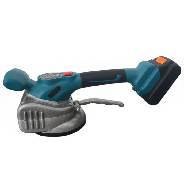 Акумулаторен Вибратор за Плочки – 8Ah Батерии, 13.5 см Вендуза, Регулируеми Вибрации