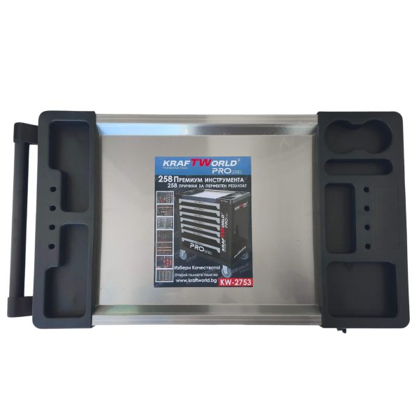 Професионален Шкаф с инструменти KraftWorld PRO 7 Пълни Чекмеджета – 258 Инструмента