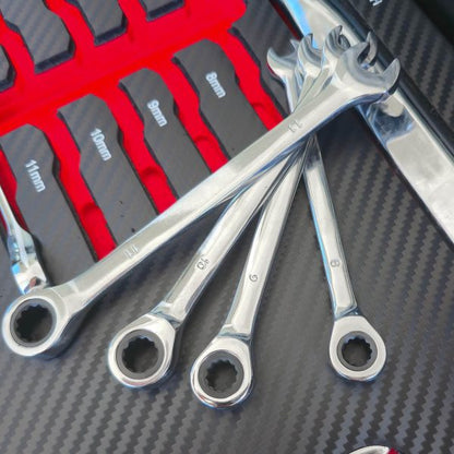 Професионален Шкаф с инструменти KraftWorld PRO 7 Пълни Чекмеджета – 258 Инструмента