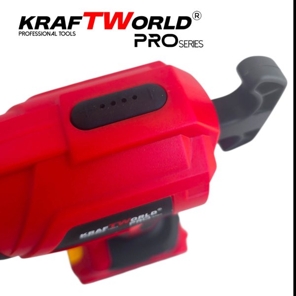 Акумулаторен пистолет за силикон KraftWorld 21V с 2 батерии