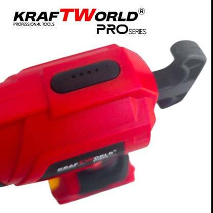 Акумулаторен пистолет за силикон KraftWorld 21V с 2 батерии