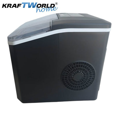 Ледогенератор KraftWorld KW-2766 – 12kg/24h, 2 размера лед, 6–8 минути