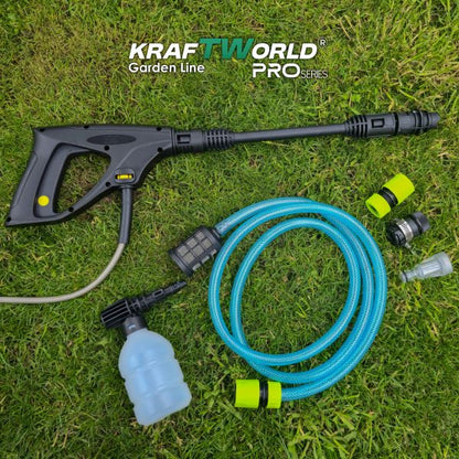 Електрическа водоструйка KraftWorld 1600W – 130 Bar, 360L/h