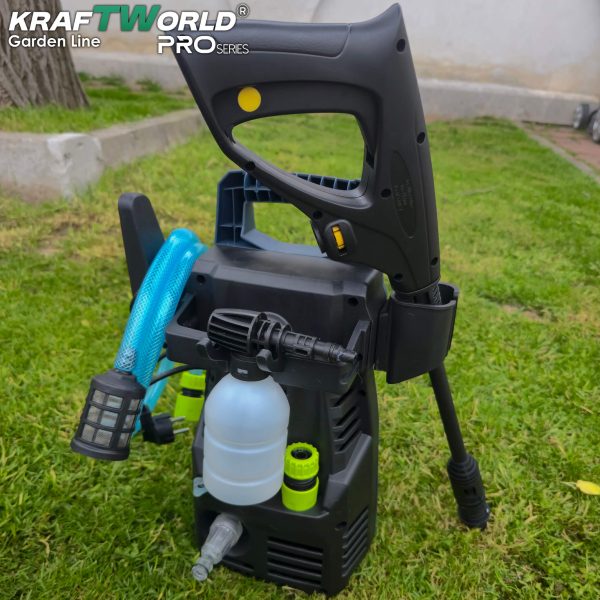 Електрическа водоструйка KraftWorld 1600W – 130 Bar, 360L/h