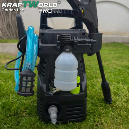 Електрическа водоструйка KraftWorld 1600W – 130 Bar, 360L/h