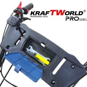 Бензинова мотофреза KraftWorld PRO Series 7.5HP 212cc, 2+1 скорости, 950мм
