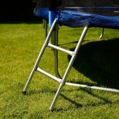 Детски батут с мрежа 244см с ПОДАРЪΚ LED Лампички – Подсилена конструкция и UV защита