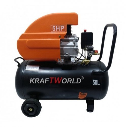 ПРОМО ПАКЕТ Пневматични инструменти 72ч + Компресор за въздух 50л. KraftWorld