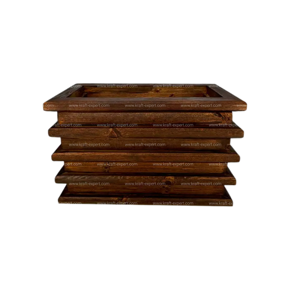 Градинска кашпа правоъгълна 3D