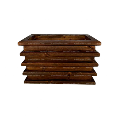 Градинска кашпа правоъгълна 3D