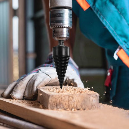 Конус за цепене на дърва 32 мм KraftWorld – приставка за перфоратор SDS