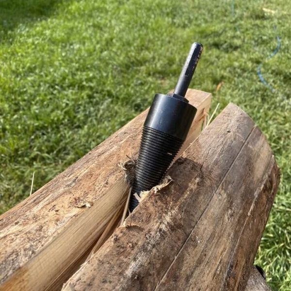 Конус за цепене на дърва 32 мм KraftWorld – приставка за перфоратор SDS