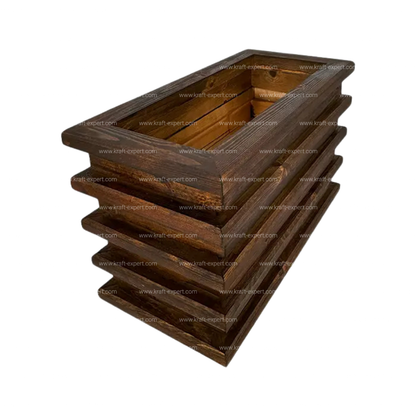 Градинска кашпа правоъгълна 3D