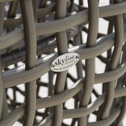 Градински комплект Casablanca: луксозен ратанов диван, 2 кресла и 2 табуретки/маса с възможност за различна подредба