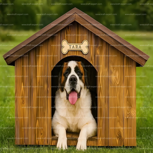 Дървена къщичка за куче - Размер Много Голяма (XL)