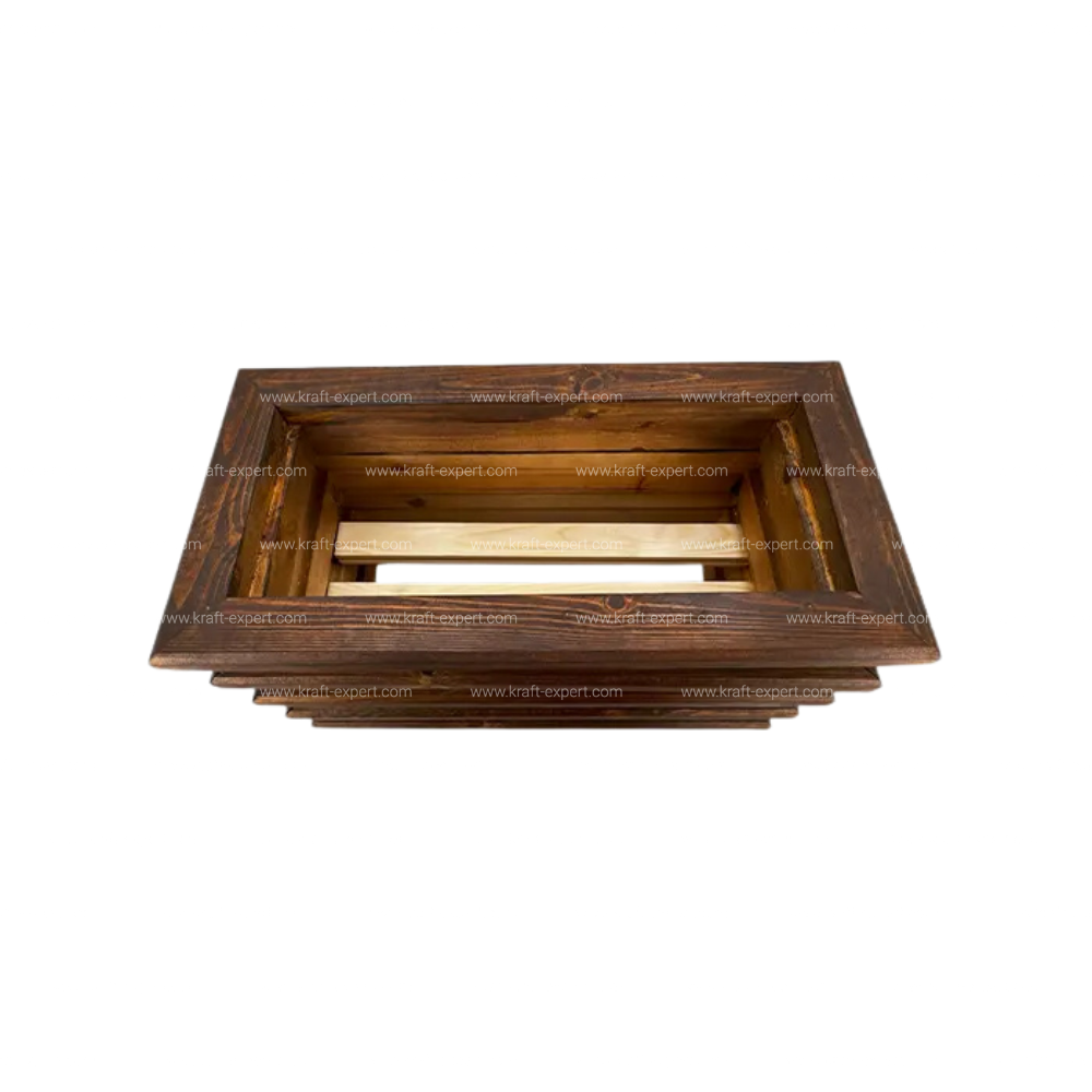 Градинска кашпа правоъгълна 3D