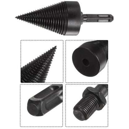 Конус за цепене на дърва 50мм KraftWorld – приставка за перфоратор SDS