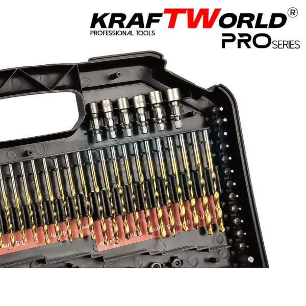 Комплект Битове и Свредла kraftworld – 246 части + Куфар