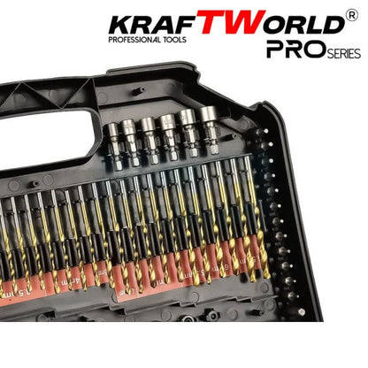 Комплект Битове и Свредла kraftworld – 246 части + Куфар
