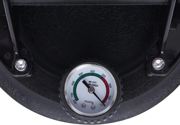 Комплект 2× Вендуза с Манометър Ø200 мм KraftWorld – Вакуумна Помпа за Плочки и Стъкло, 130 кг