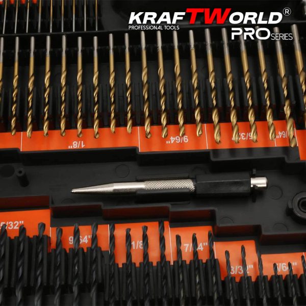 Комплект Битове и Свредла kraftworld – 246 части + Куфар