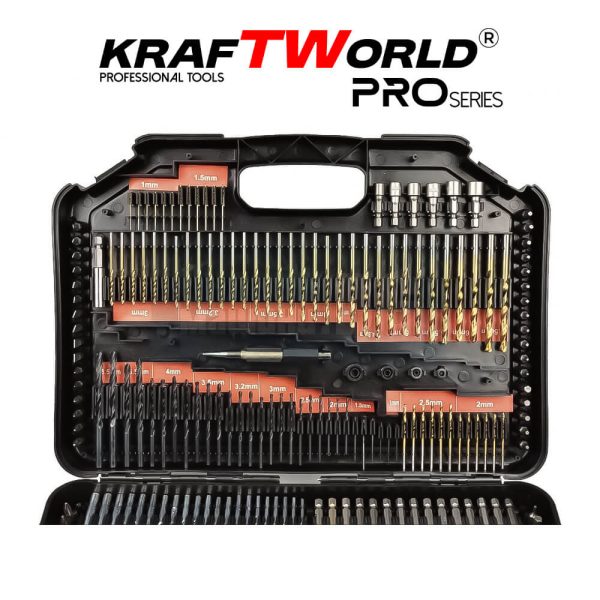 Комплект Битове и Свредла kraftworld – 246 части + Куфар