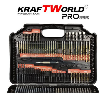 Комплект Битове и Свредла kraftworld – 246 части + Куфар