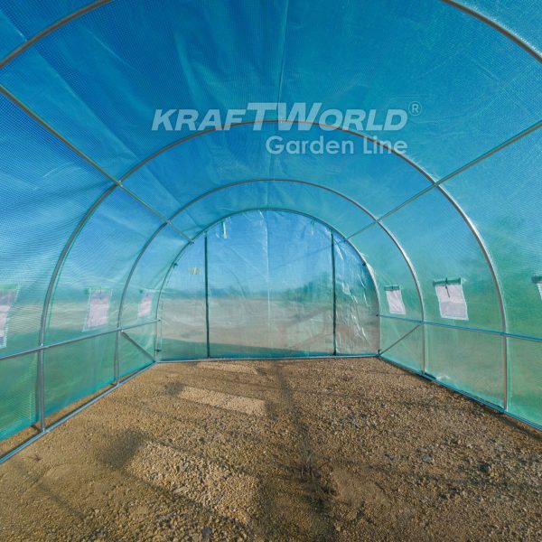 Резервно покривало за оранжерия 6×3×2 м – армирано UV4, KraftWorld Garden Line