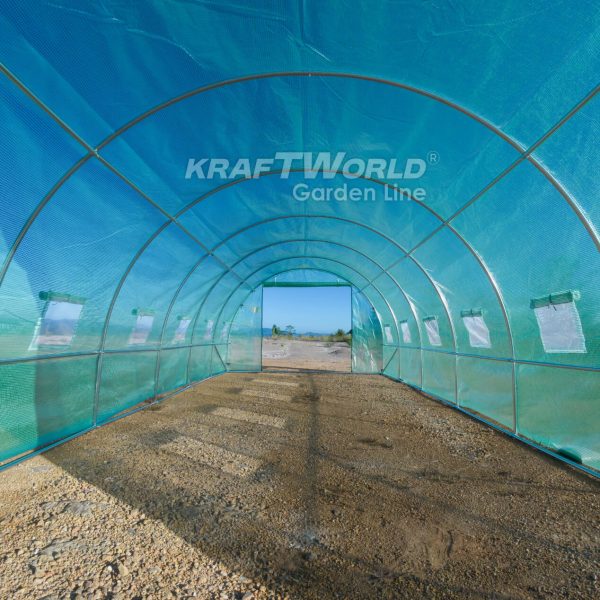 Резервно покривало за оранжерия 8×3×2 м – армирано UV4, KraftWorld Garden Line