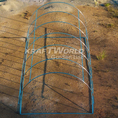 Премиум парник / тунелна оранжерия KraftWorld 6×3×2м – подсилена конструкция,армирано покритие