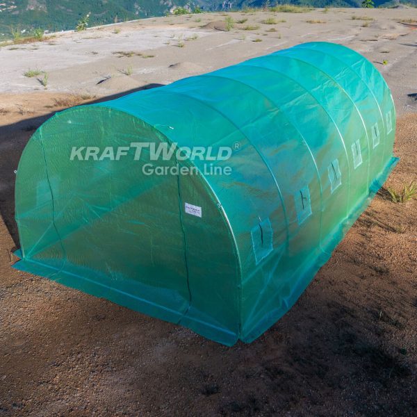 Резервно покривало за оранжерия 6×3×2 м – армирано UV4, KraftWorld Garden Line
