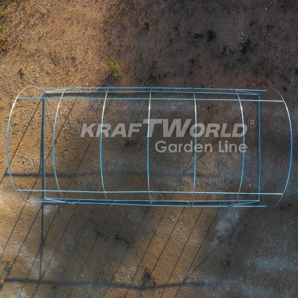 Премиум парник / тунелна оранжерия KraftWorld 6×3×2м – подсилена конструкция,армирано покритие