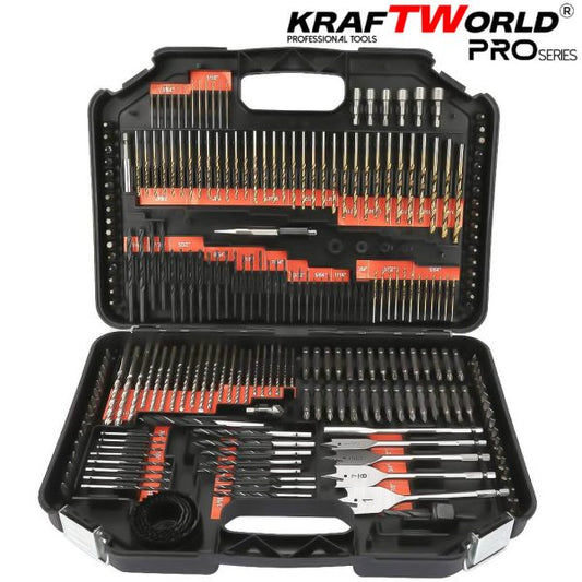 Комплект Битове и Свредла kraftworld – 246 части + Куфар