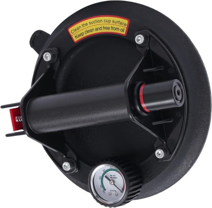 Комплект 2× Вендуза с Манометър Ø200 мм KraftWorld – Вакуумна Помпа за Плочки и Стъкло, 130 кг