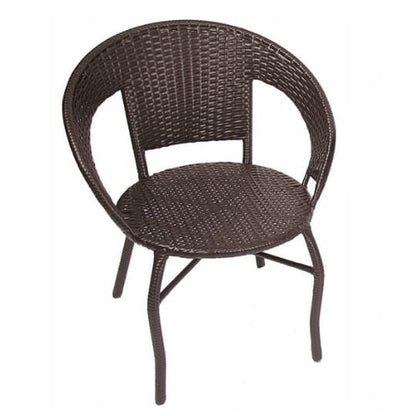 Градински Ратанов Стол Teresa – Удобен, Водоустойчив за Градина, Балкон и Тераса