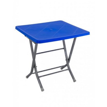 Сгъваема маса 80х80 + 4 удобни стола с подлакътници – за двор, балкон, тераса