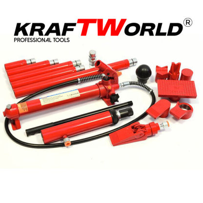 Хидравлична Разпъвачка 10тона KraftWorld – 16 Части