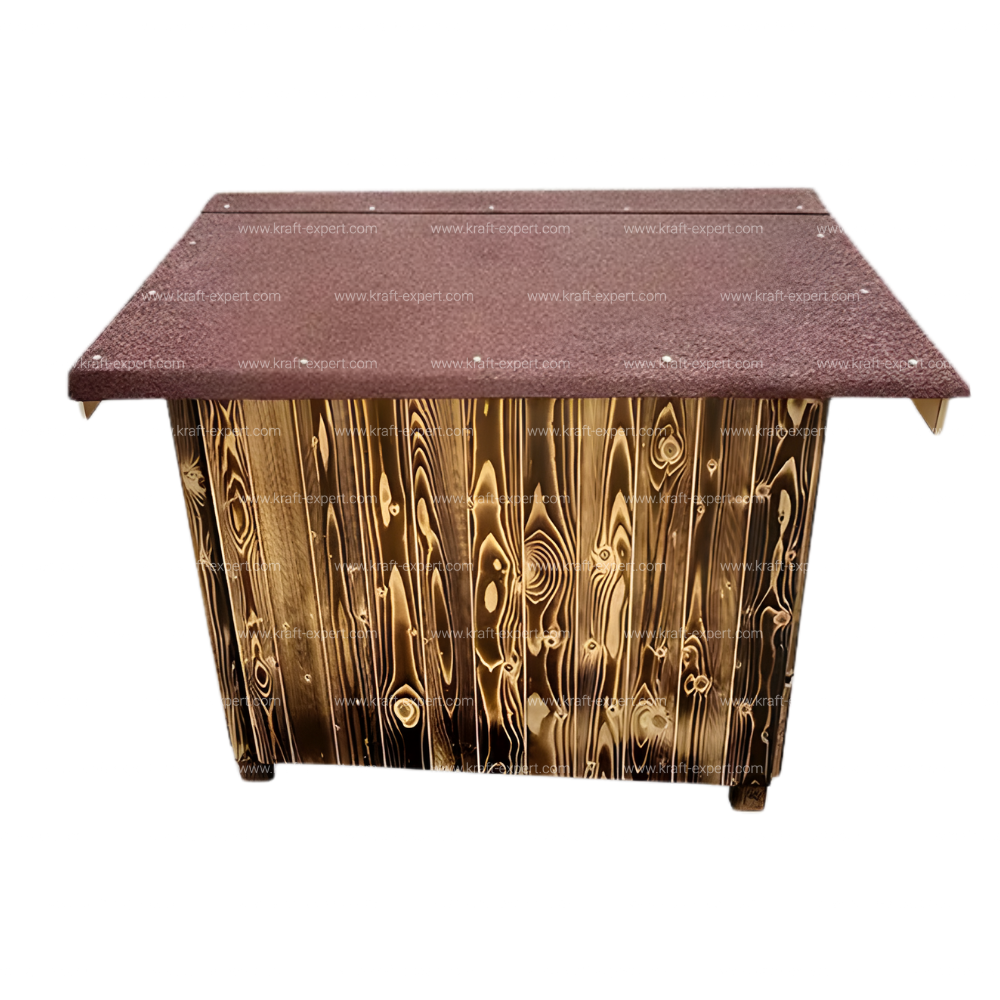 Дървена къщичка за куче - Размер Малка (S)