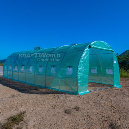 Резервно покривало за оранжерия 8×3×2 м – армирано UV4, KraftWorld Garden Line