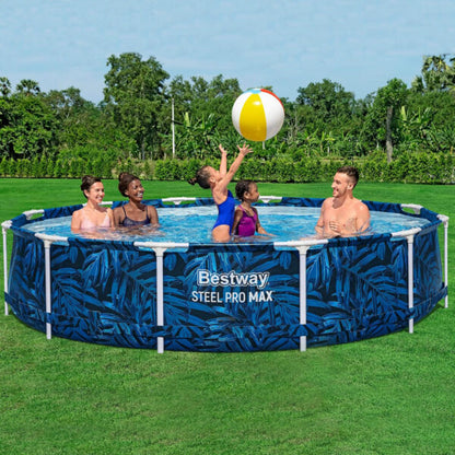 Кръгъл Сглобяем Басейн Steel Pro Max 3.05m X 66cm – Голям, Удобен с Филтърна помпа