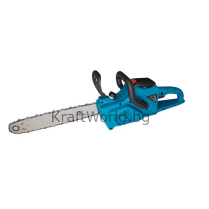 Акумулаторна Резачка за Дърва 40 см с Двойна Батерия, 2 Шини и 2 Вериги